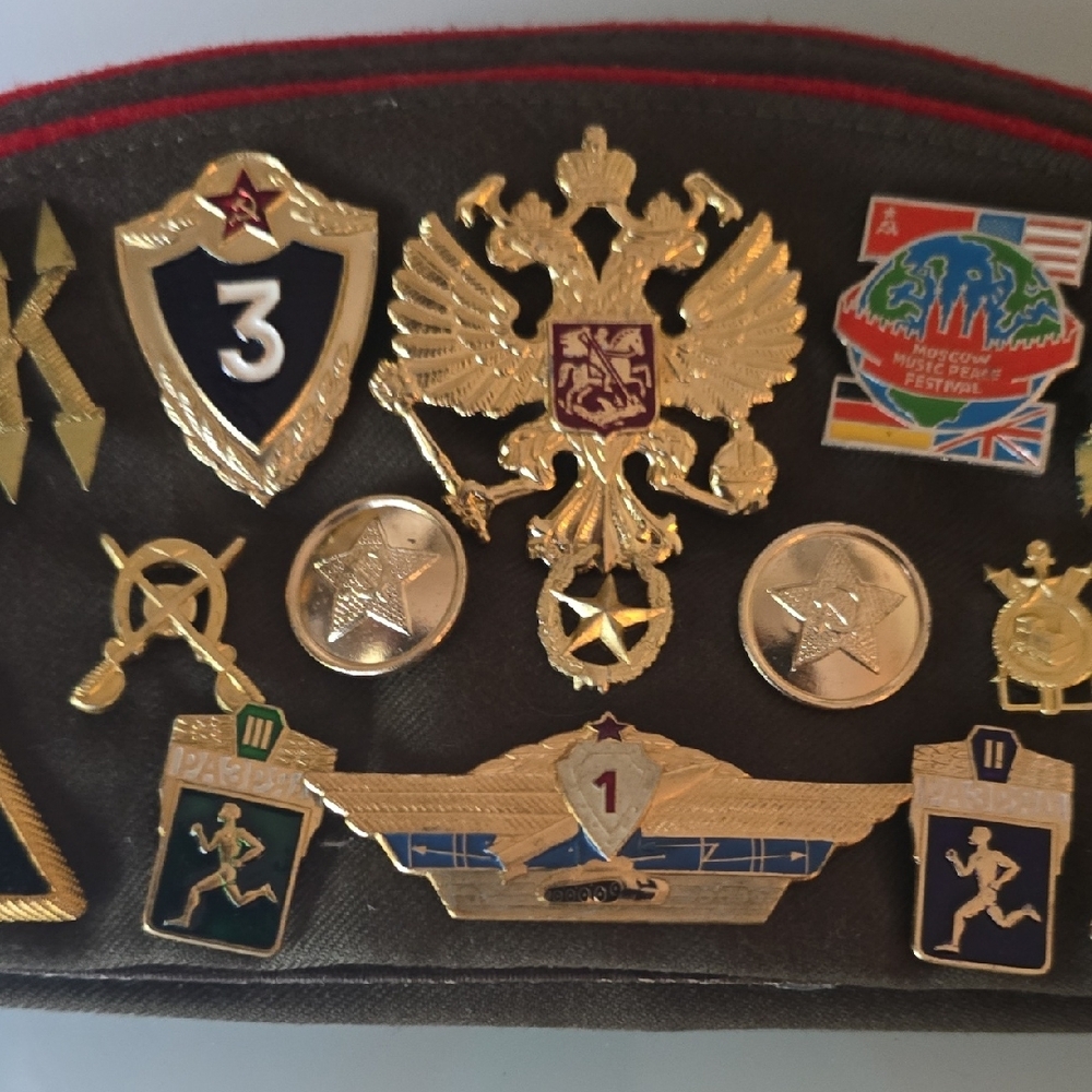 Military Badge Collection Cap - Picture 2 of 7